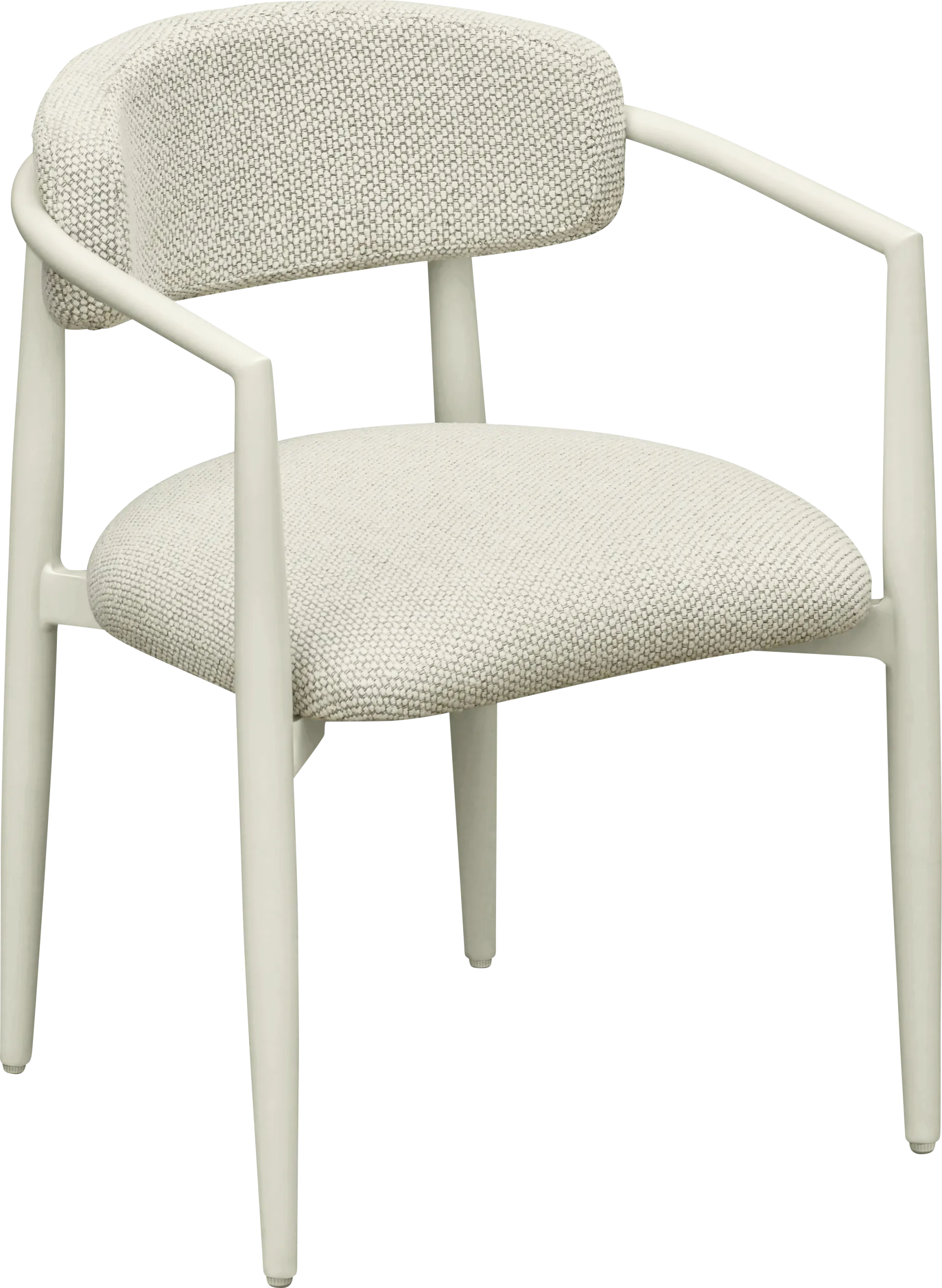 Outdoor Fryburg Cream Arm Chair - Image 1