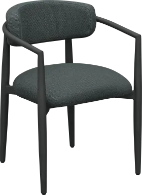 Outdoor Fryburg Black Arm Chair