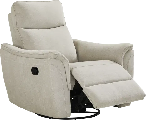 Cavani Gray Swivel Glider Recliner