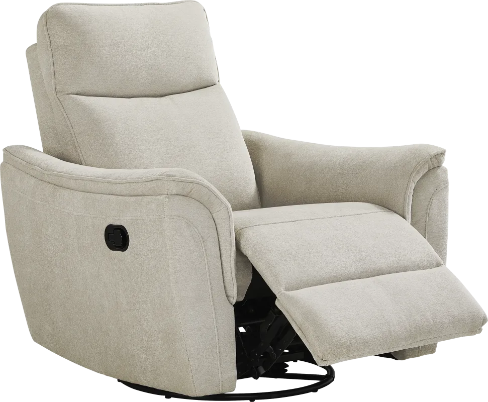 Cavani Gray Swivel Glider Recliner