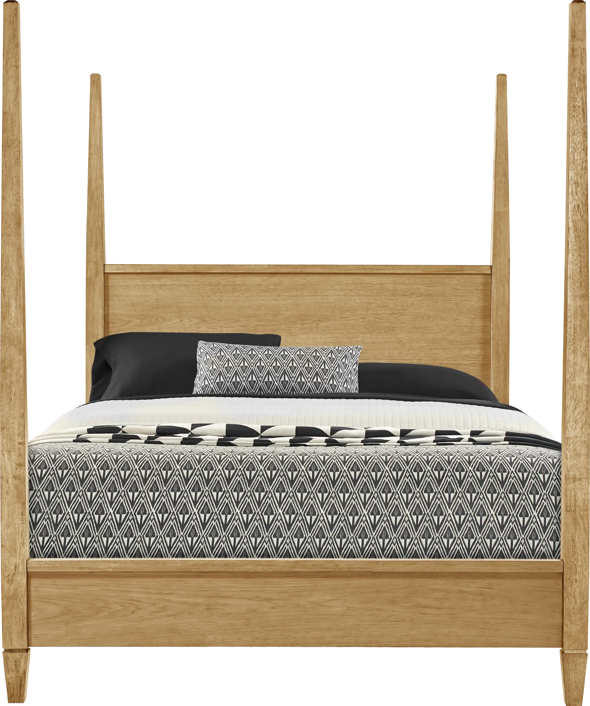 Springville Natural 3 Pc King Poster Bed