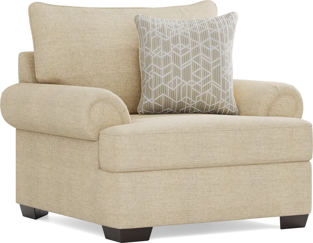 Reyna Point Tan Chair