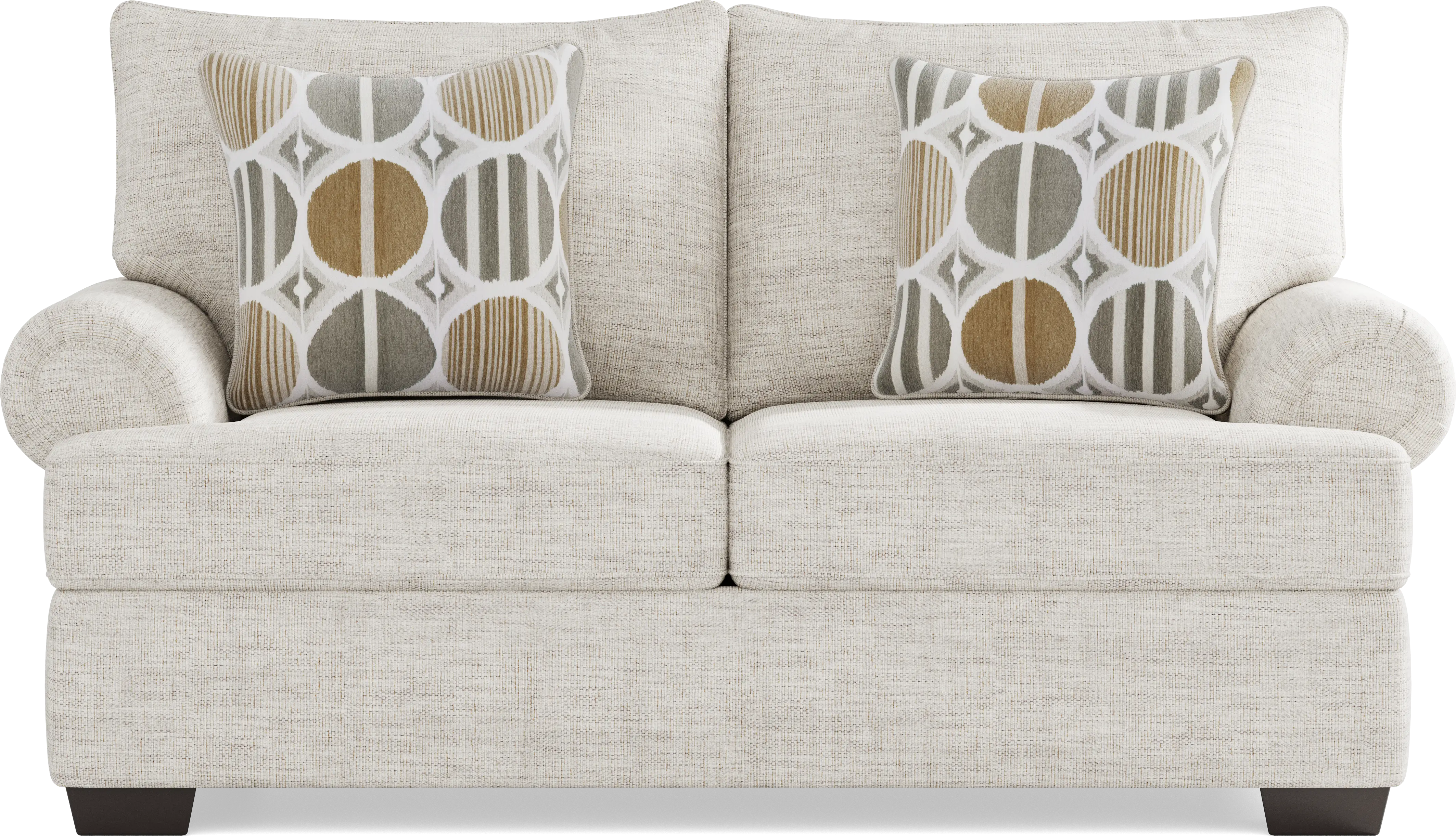 Reyna Point Ivory 7 Pc Living Room with Sleeper Sofa - Thumbnail - Image 6