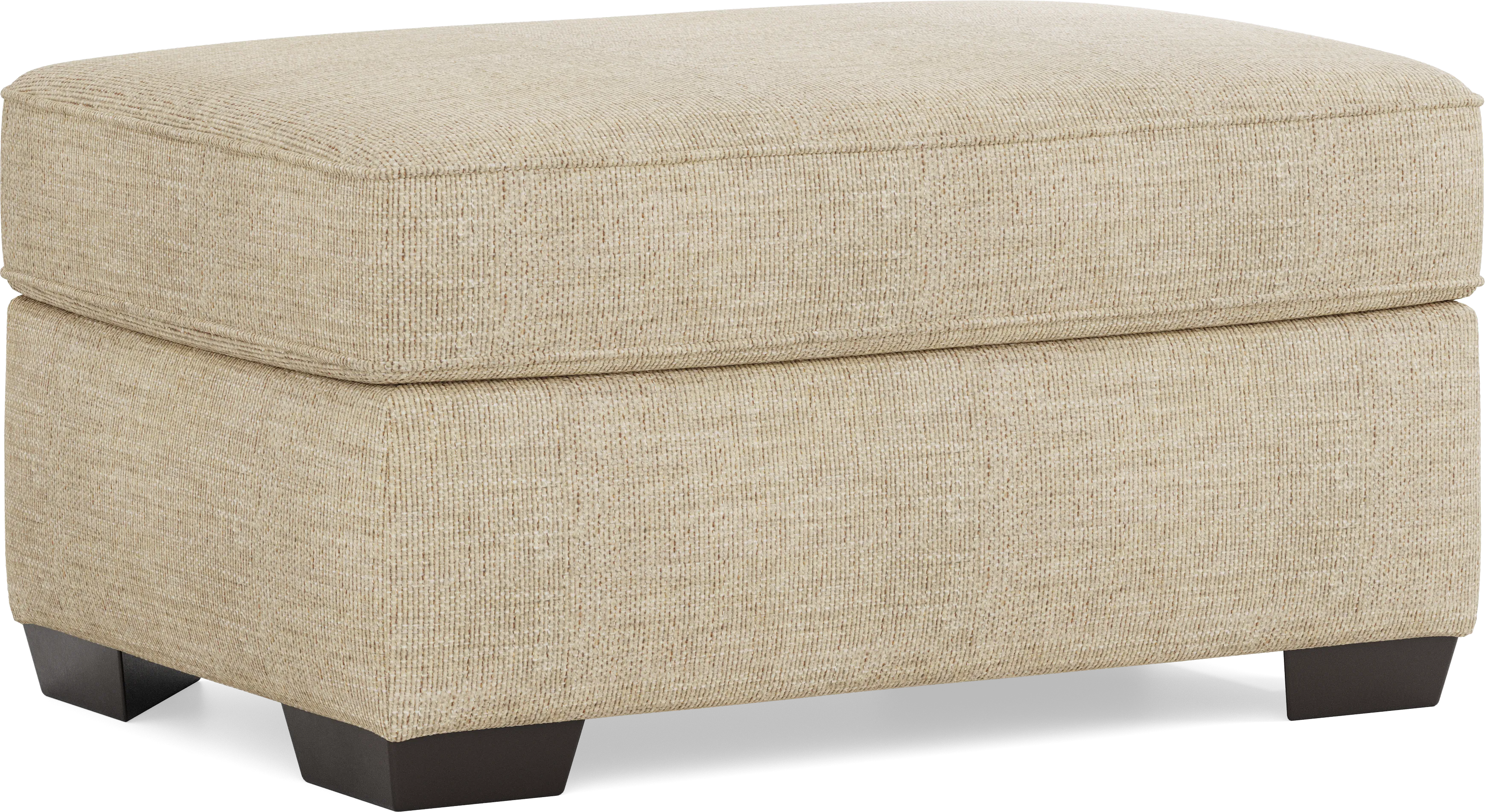 Reyna Point Tan Ottoman - Thumbnail - Image 1