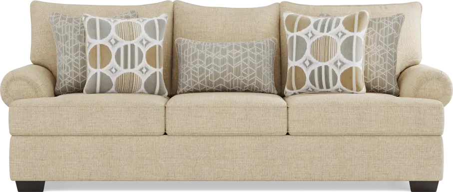 Reyna Point Tan Sofa