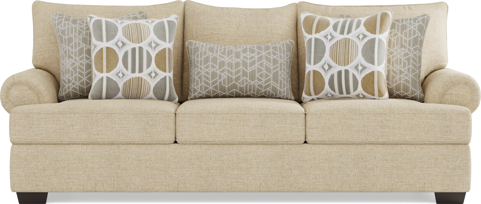 Reyna Point Tan Sofa
