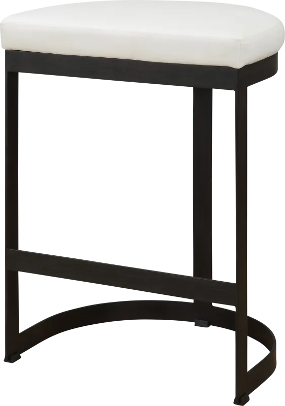 Toden White Counter Stool