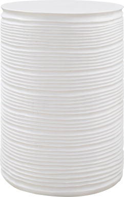 Hovu White Accent Table