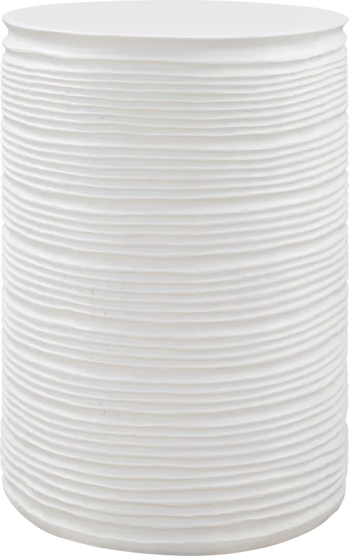 Hovu White Accent Table