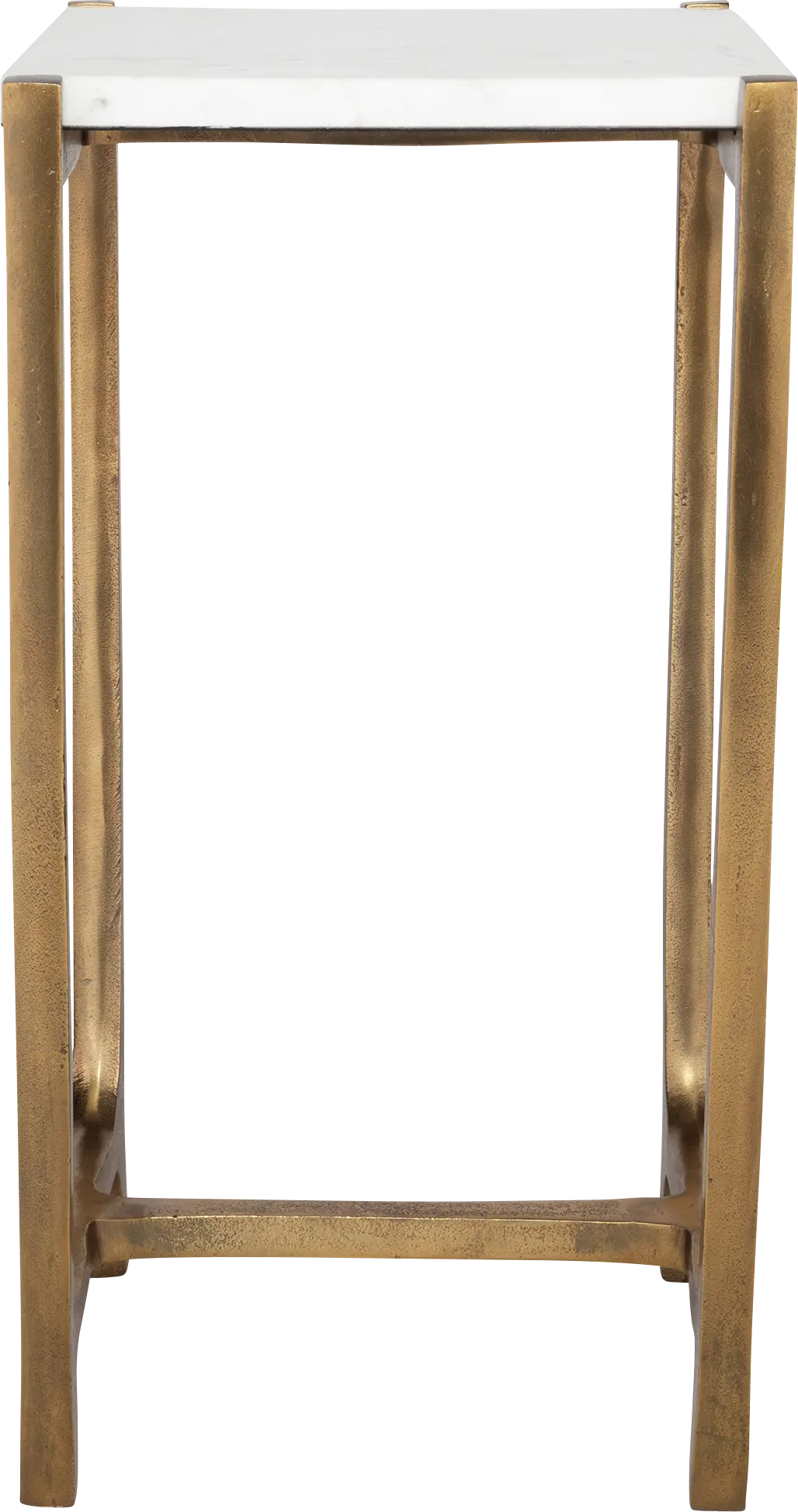 Naira White Accent Table