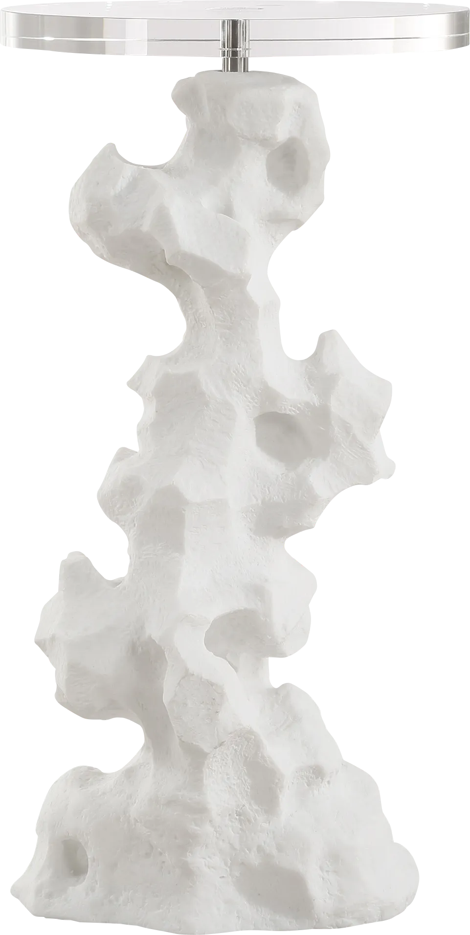 Baina White Accent Table - Image 1