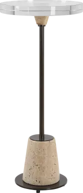 Rouya Bronze Accent Table