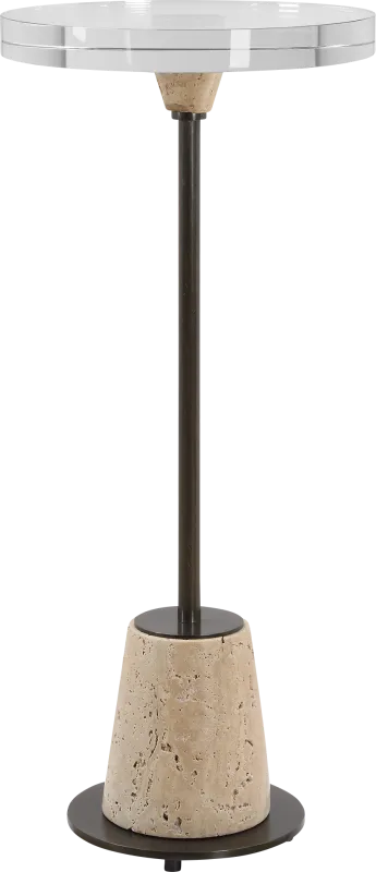 Rouya Bronze Accent Table
