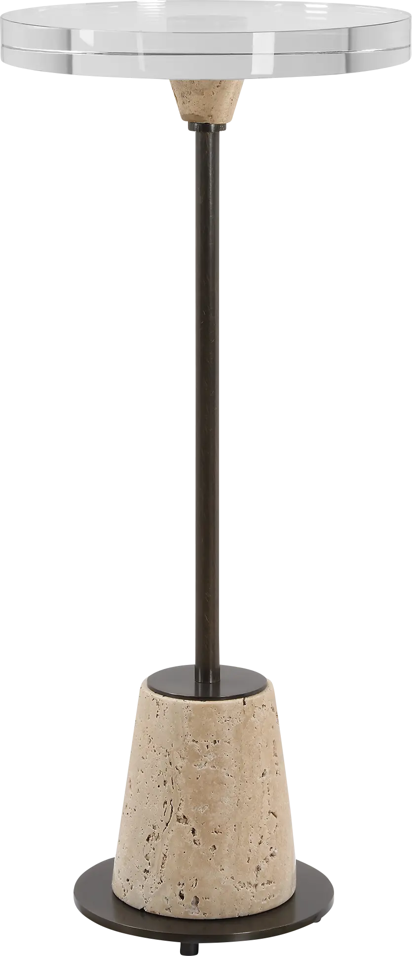 Rouya Bronze Accent Table