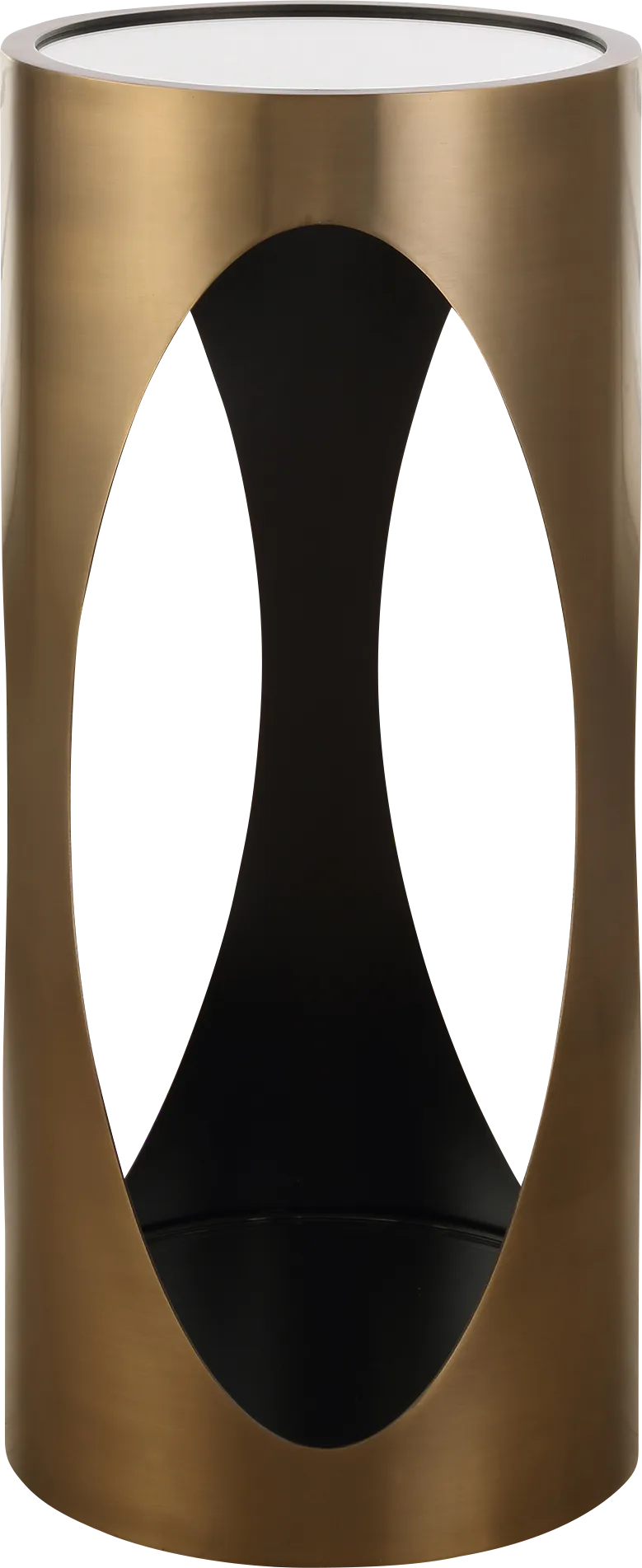 Naizo Brass Accent Table - Image 1