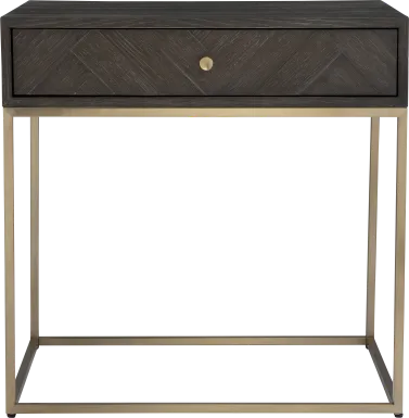 Fulen Dark Walnut End Table