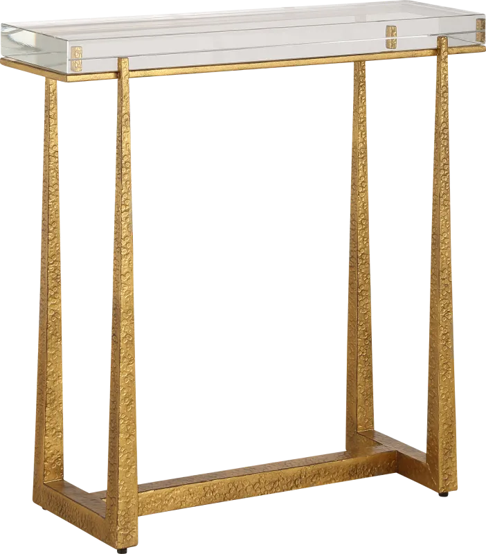 Rasha Gold Accent Table