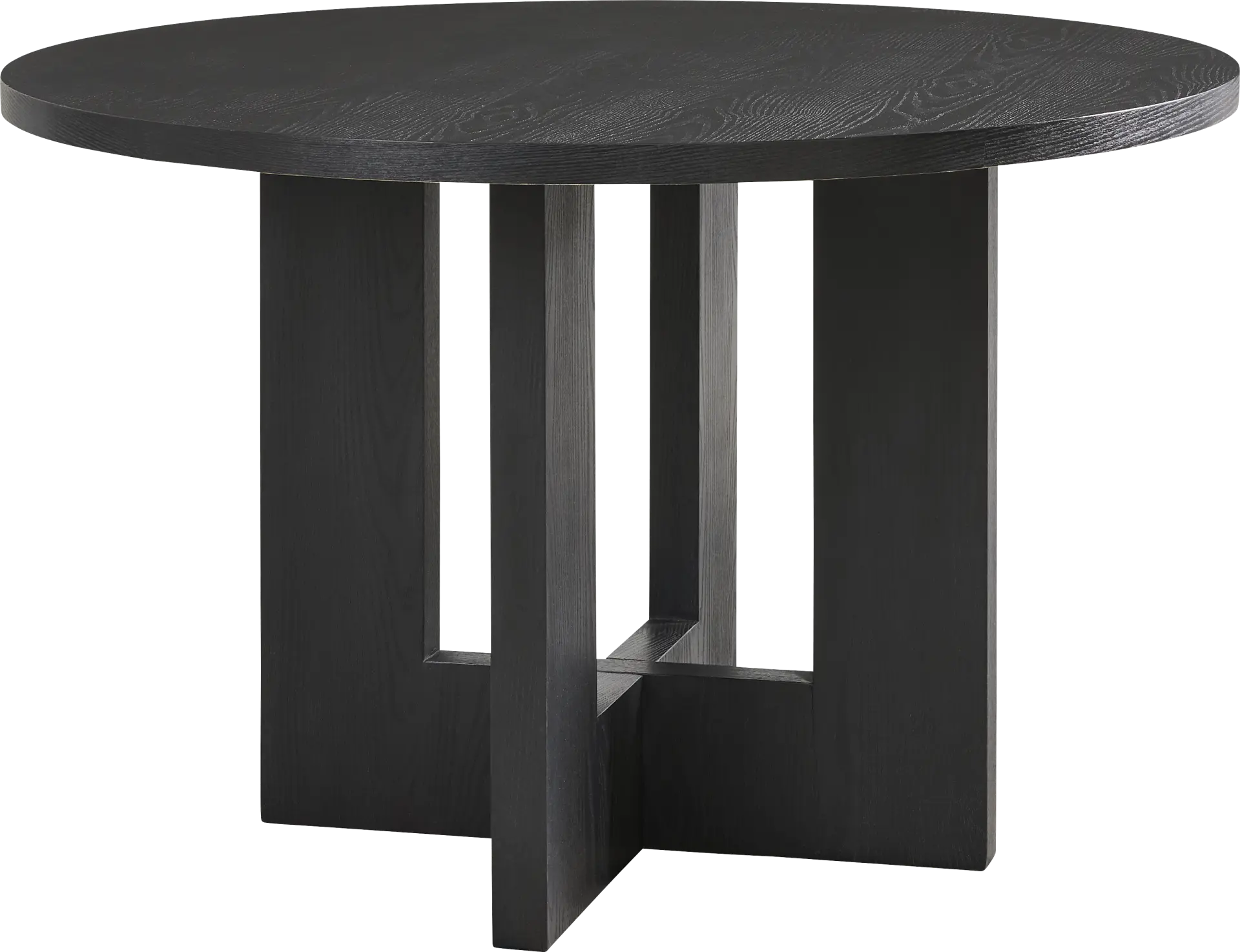 Rosolli Black Round Dining Table