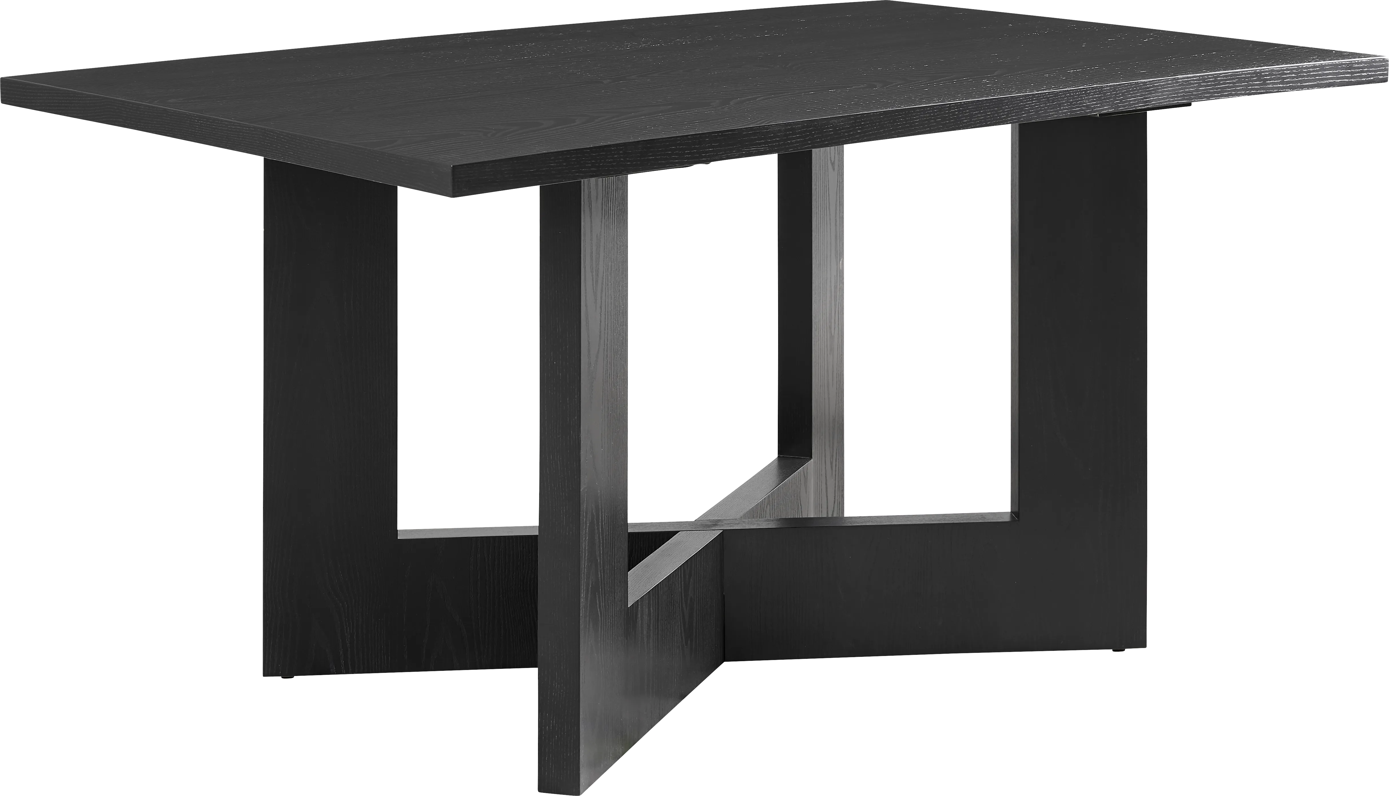 Rosolli Black 5 Pc Rectangular Dining Room with Maize Upholstered Chairs - Thumbnail - Image 2