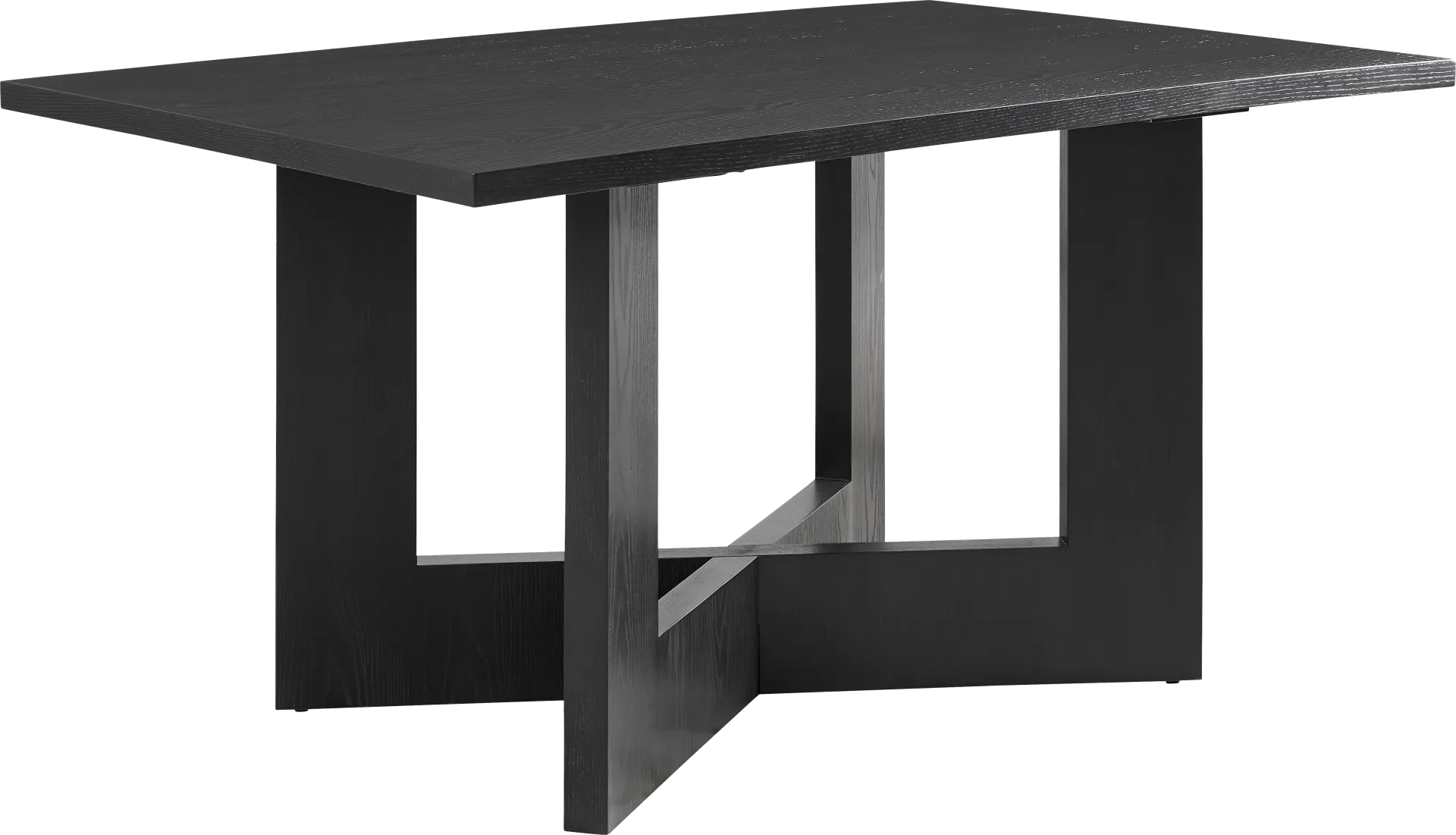 Rosolli Black Rectangular Dining Table - Image 2