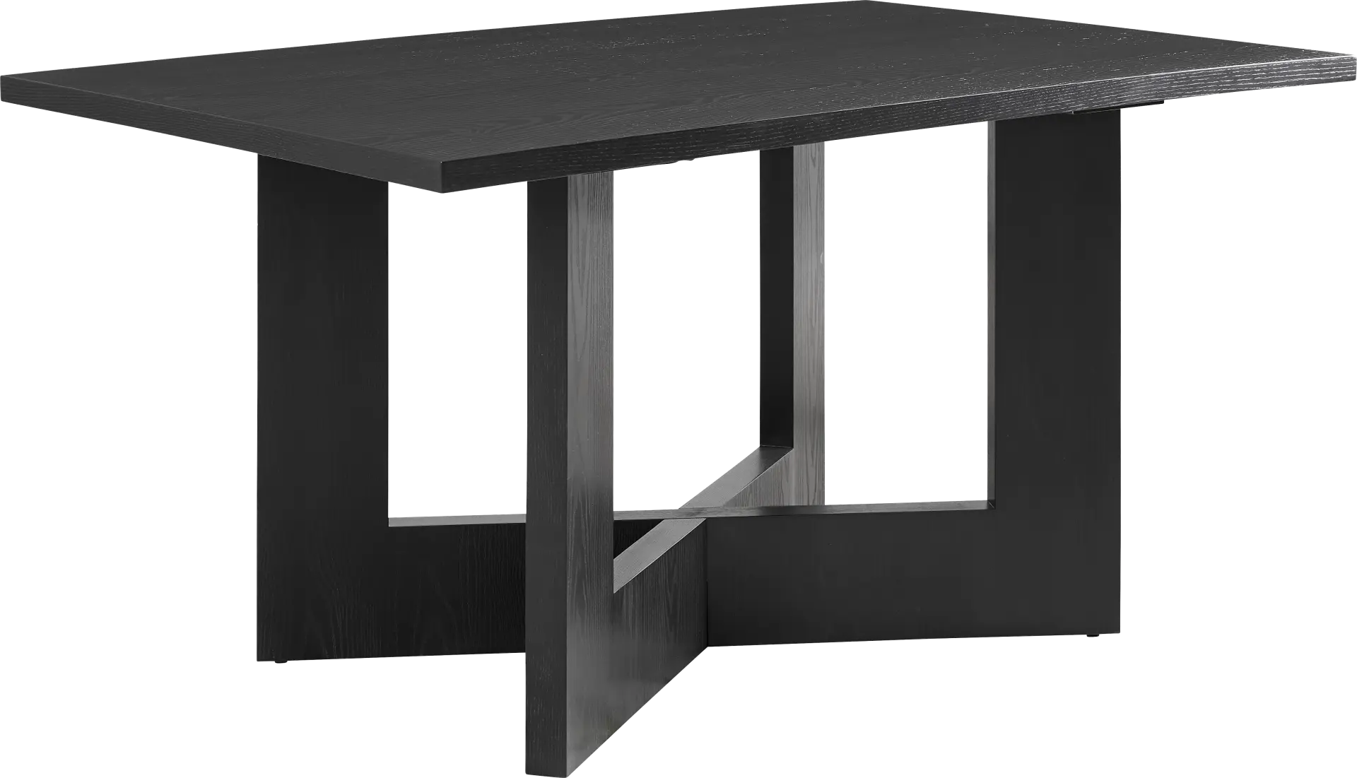 Rosolli Black Rectangular Dining Table