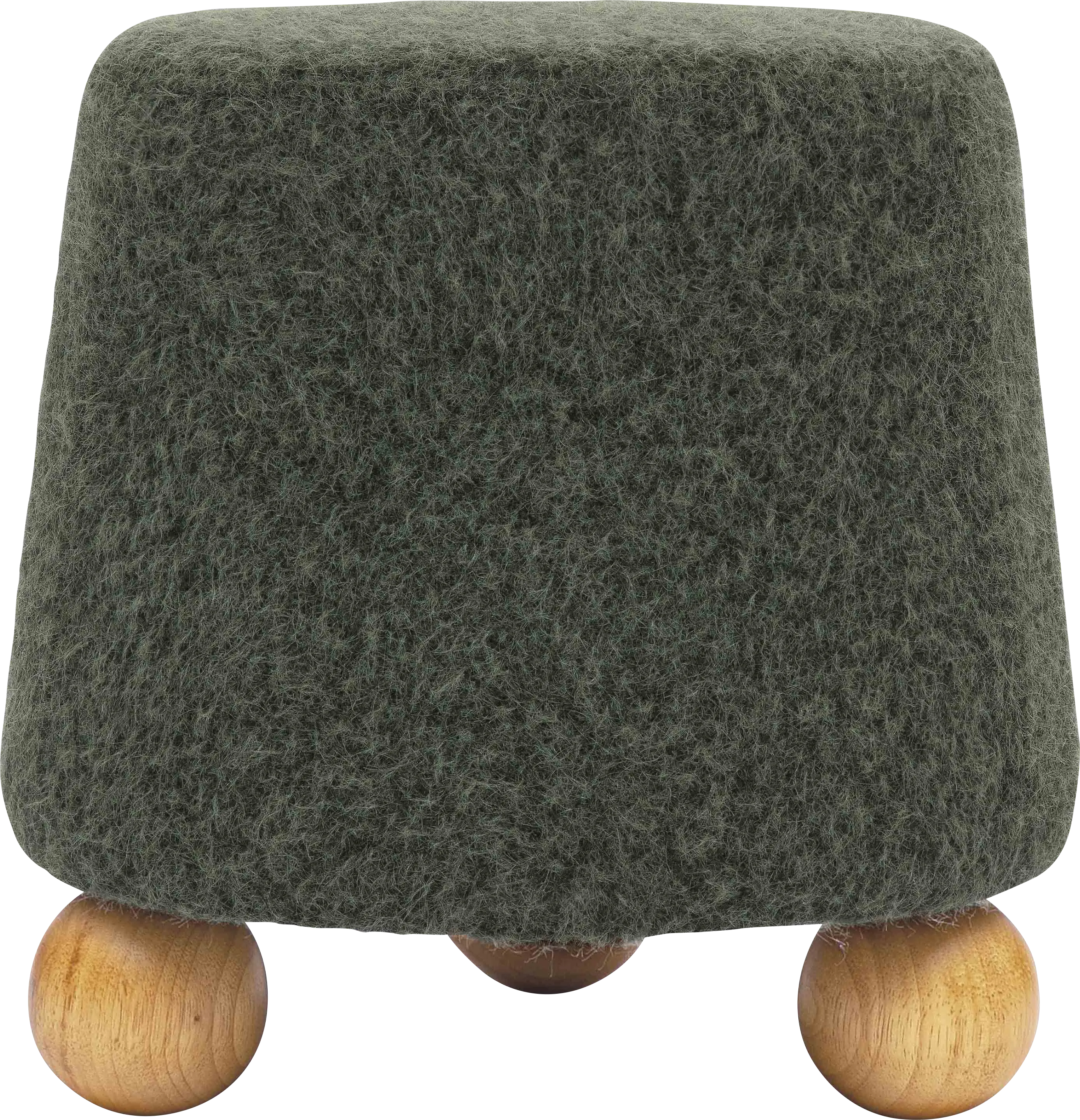 Innitou II Forest Green Small Ottoman - Thumbnail - Image 1