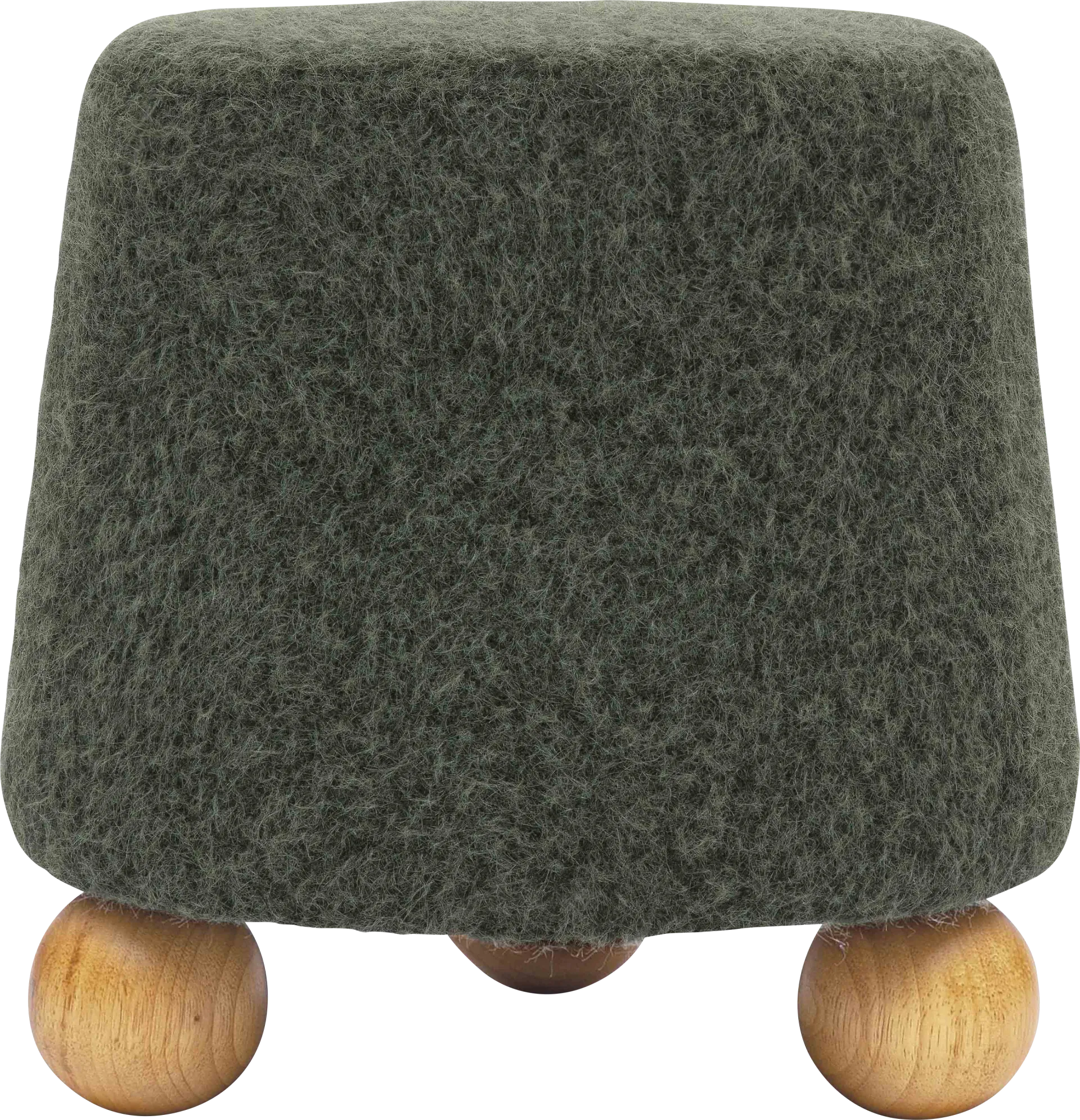 Innitou II Forest Green Small Ottoman - Image 1