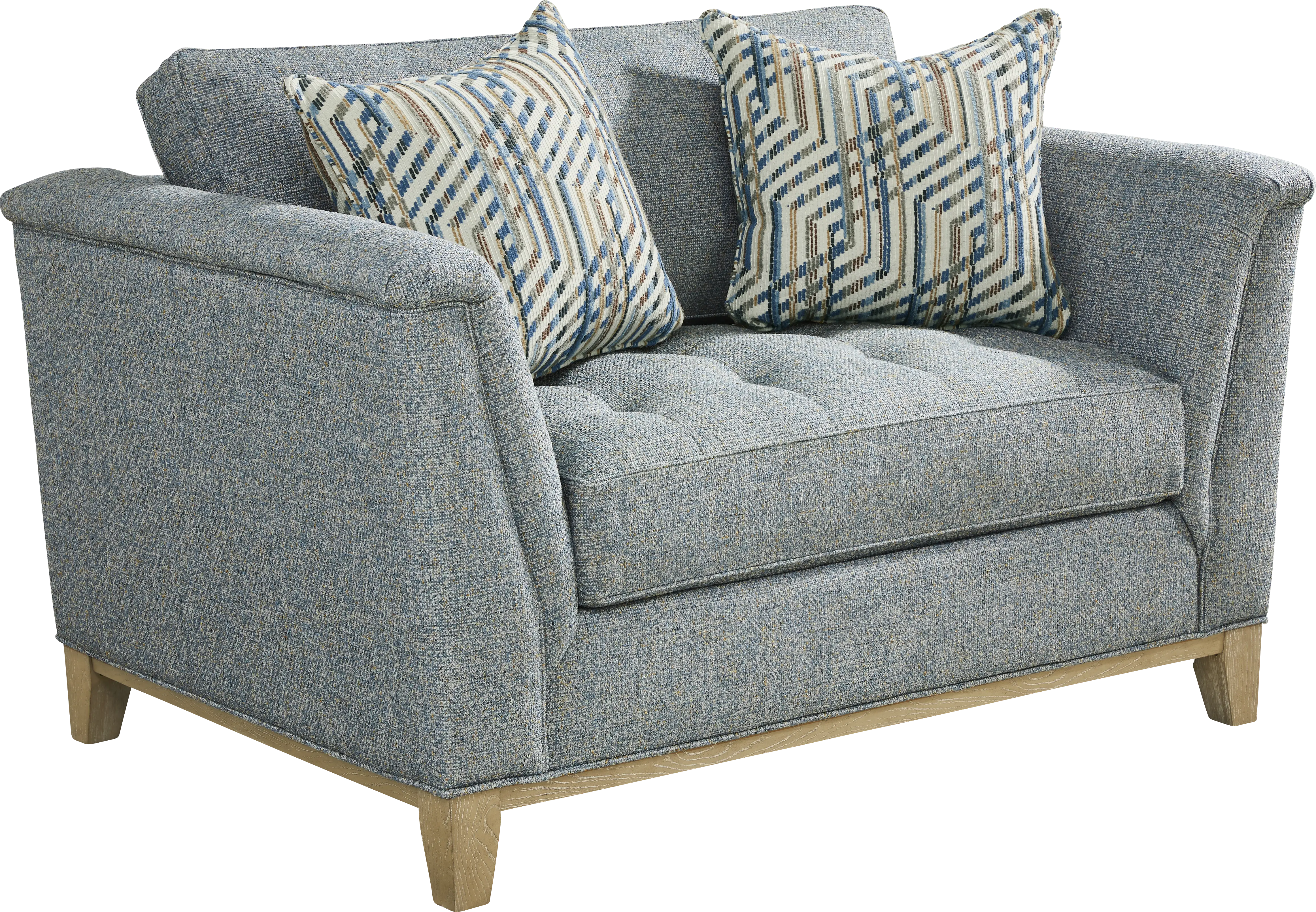 Fairmont Blue 9 Pc Living Room - Thumbnail - Image 9