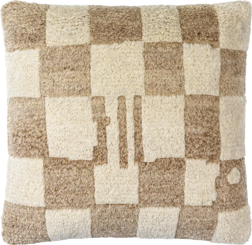 Morcos Tan Accent Pillow