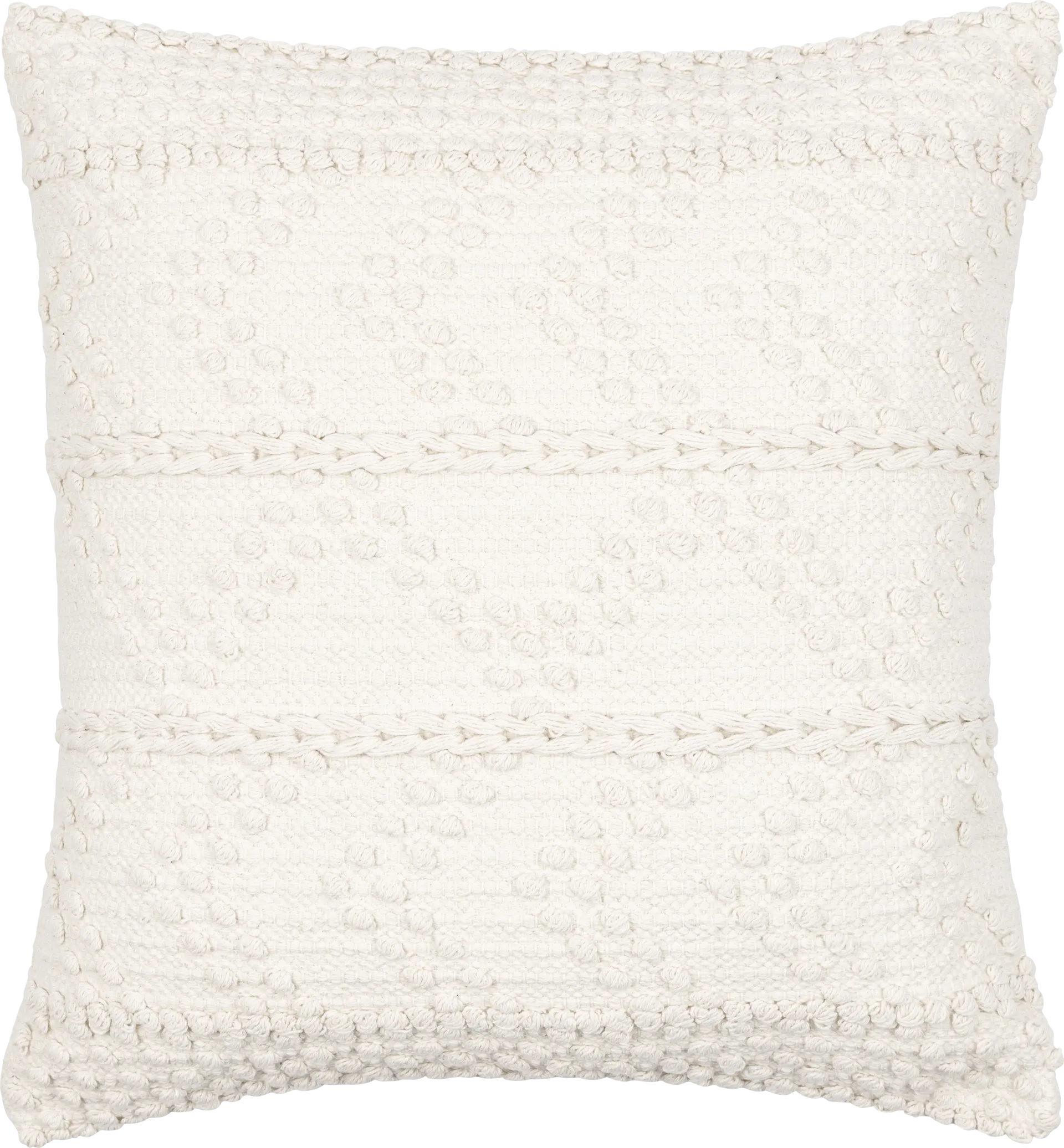 Areia White Accent Pillow - Image 1