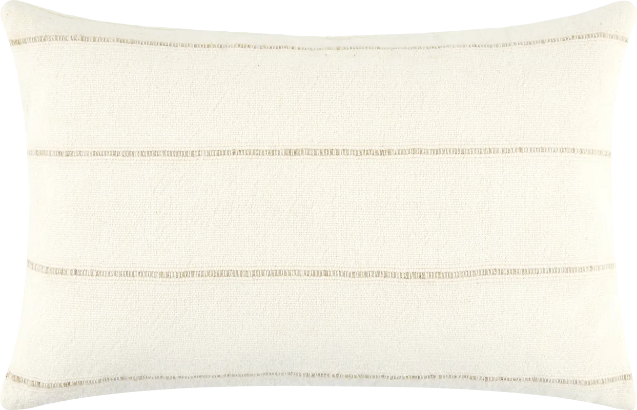 Tahan Ivory Accent Pillow