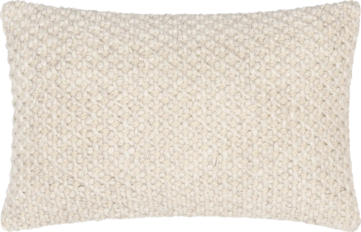 Zakiah Cream Accent Pillow