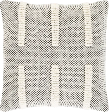 Zhuri Black Accent Pillow