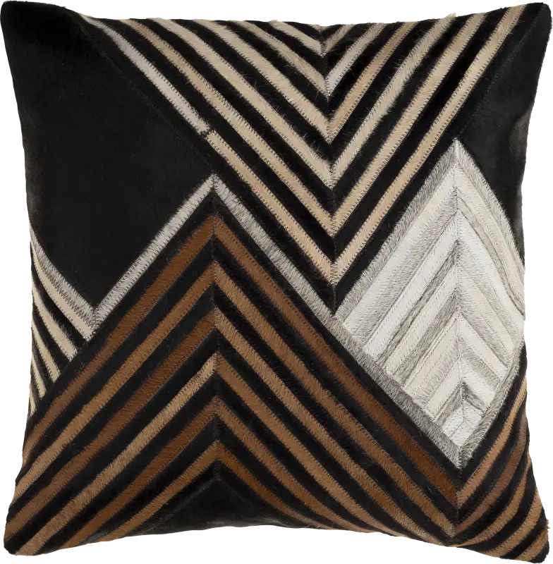 Aeknu I Black Accent Pillow
