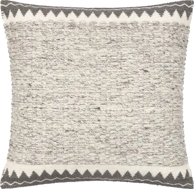 Muraty Charcoal Accent Pillow