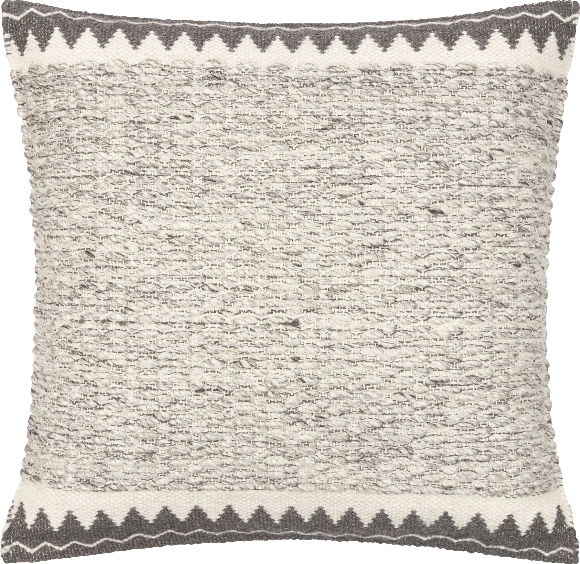 Muraty Charcoal Accent Pillow - Image 1