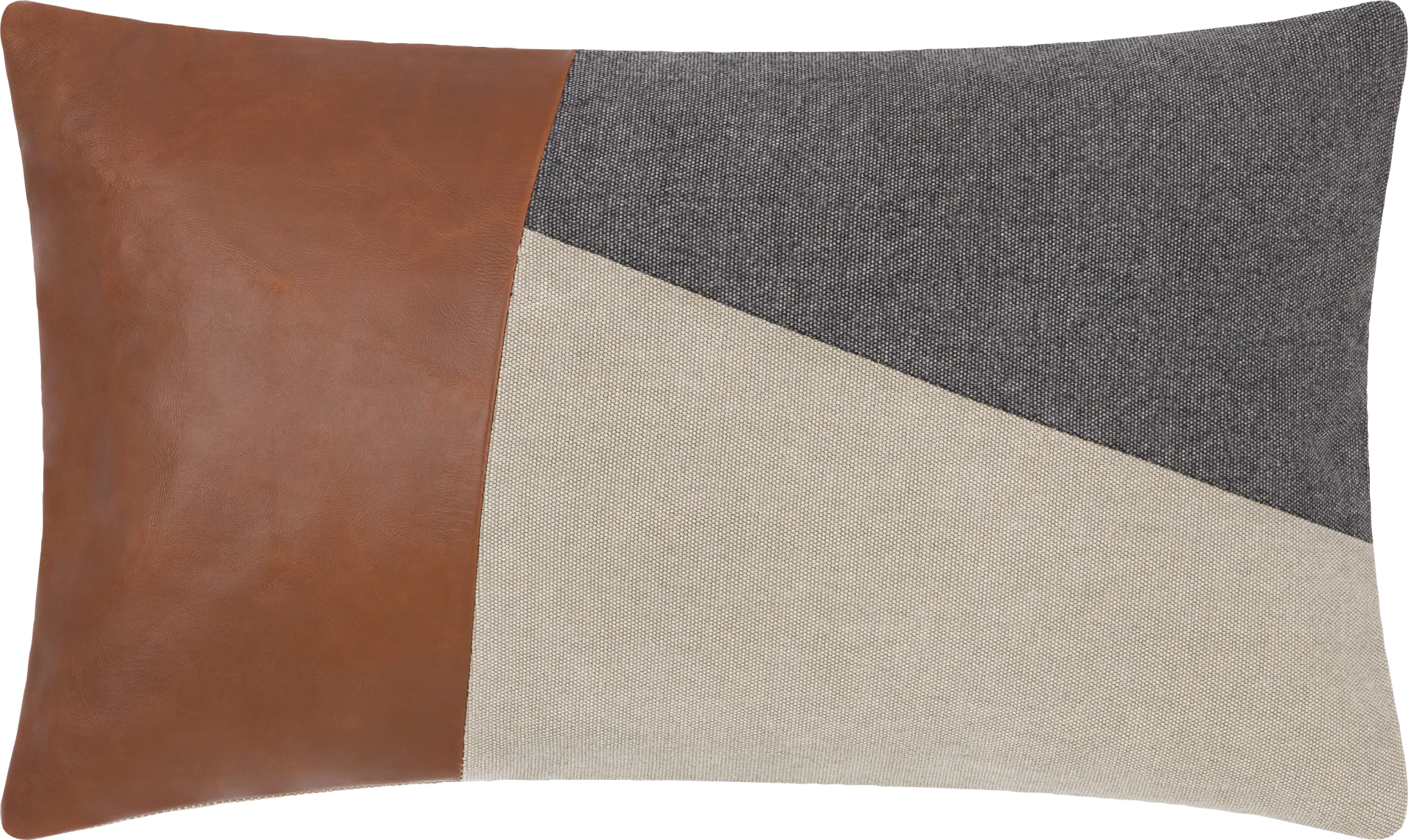 Touma Charcoal Accent Pillow - Image 1