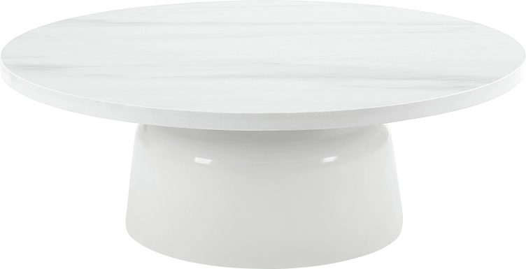 Battlebell White Cocktail Table