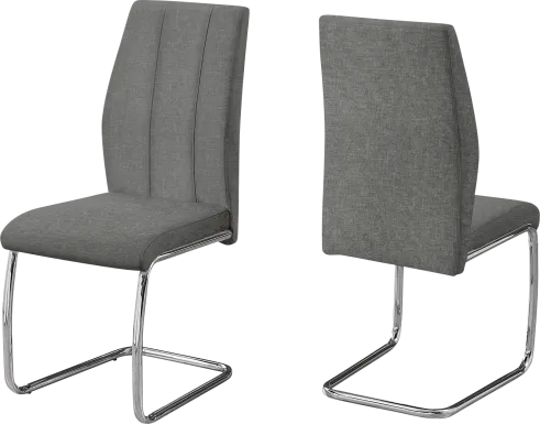 Ailen Gray Side Chair, Set of 2
