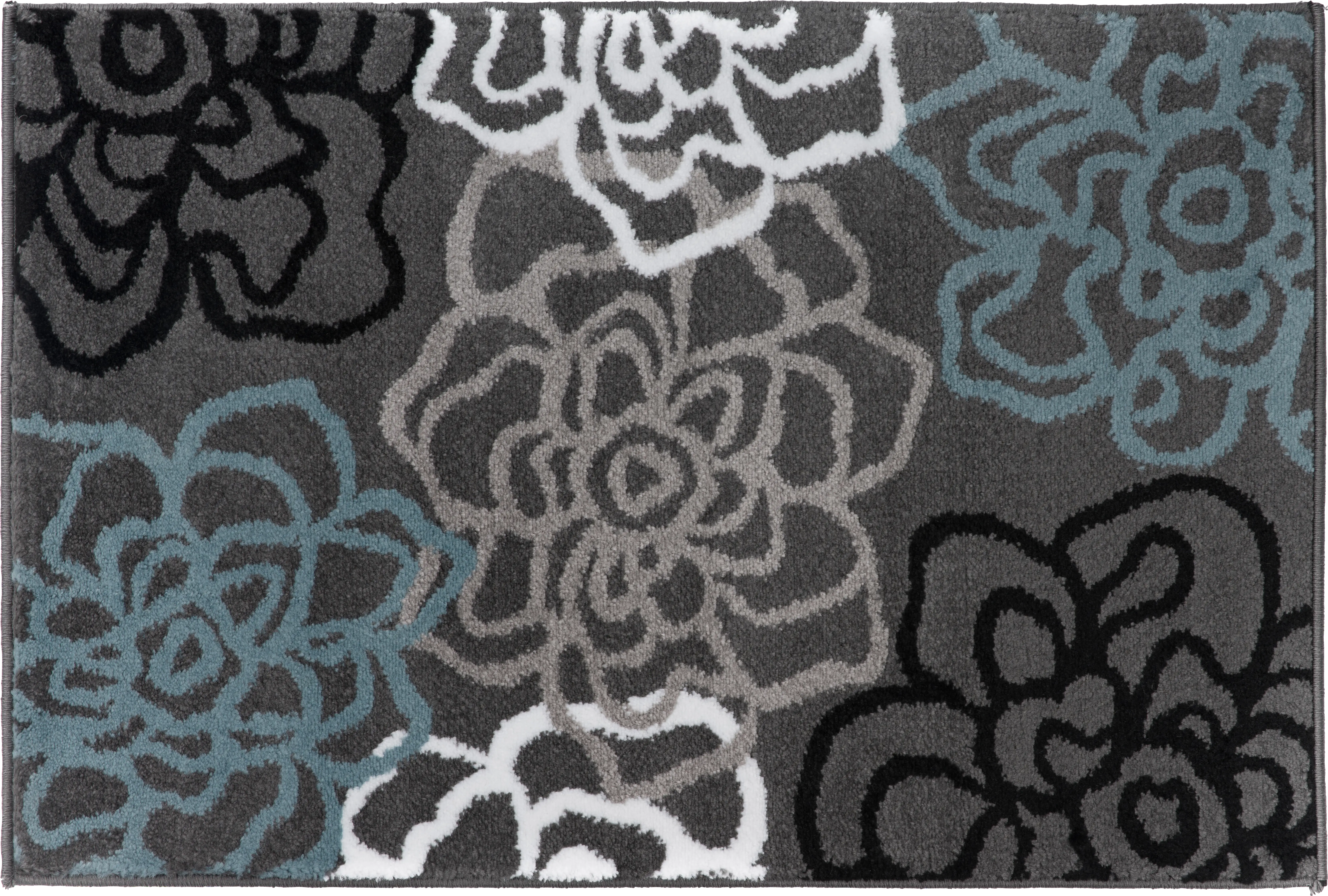 Mangal Dark Gray 2' x 3' Rug - Thumbnail - Image 1