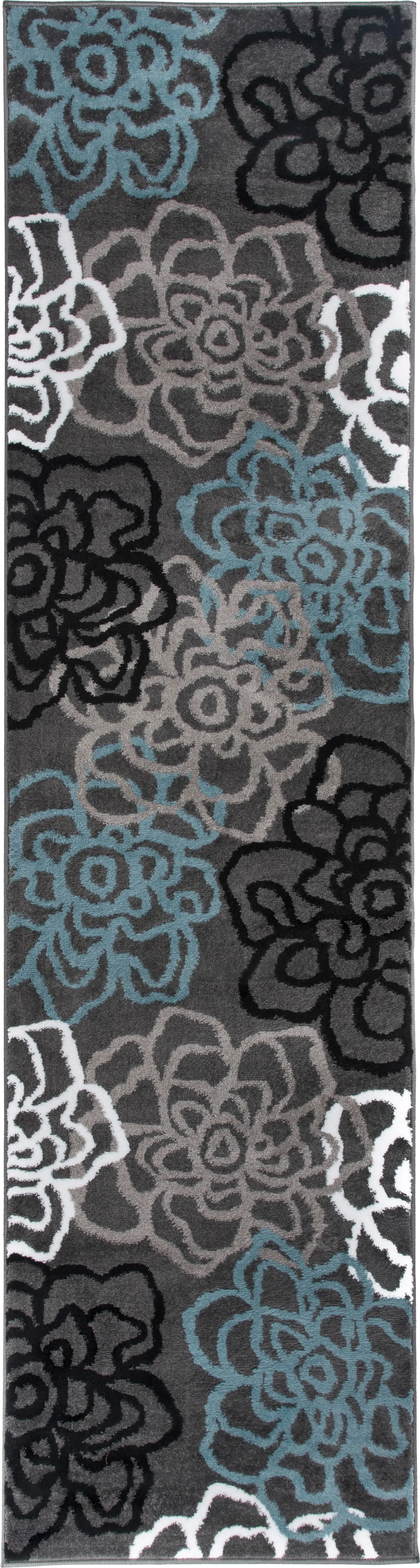 Mangal Dark Gray 2' x 7'2 Runner Rug - Image 1
