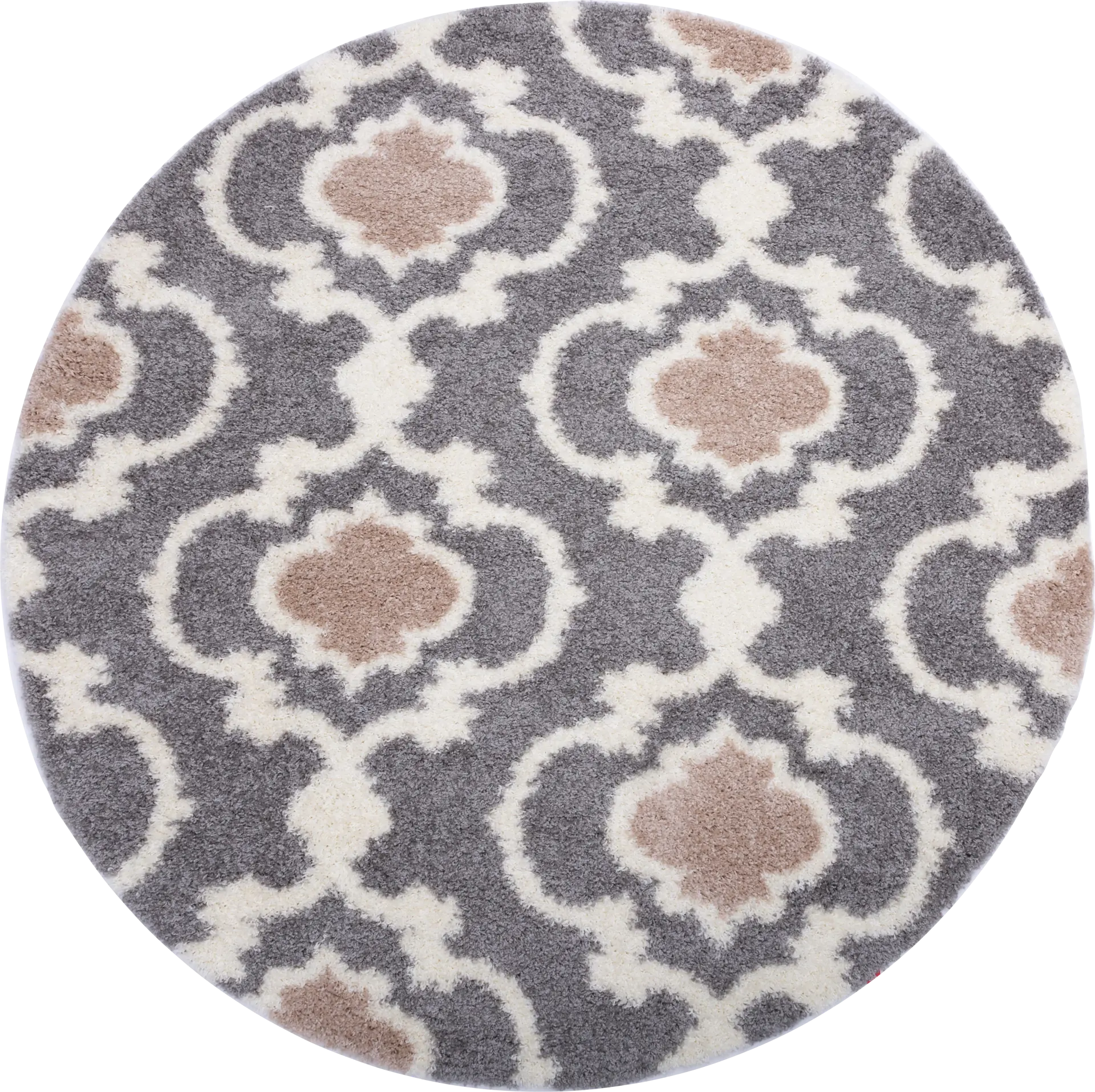 Irenee Gray 6'6 Round Rug
