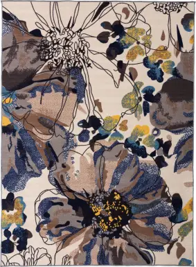 Nadelyn Cream 5'3 x 7'3 Rug