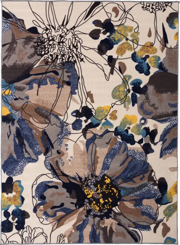Nadelyn Cream 7'10 x 10' Rug