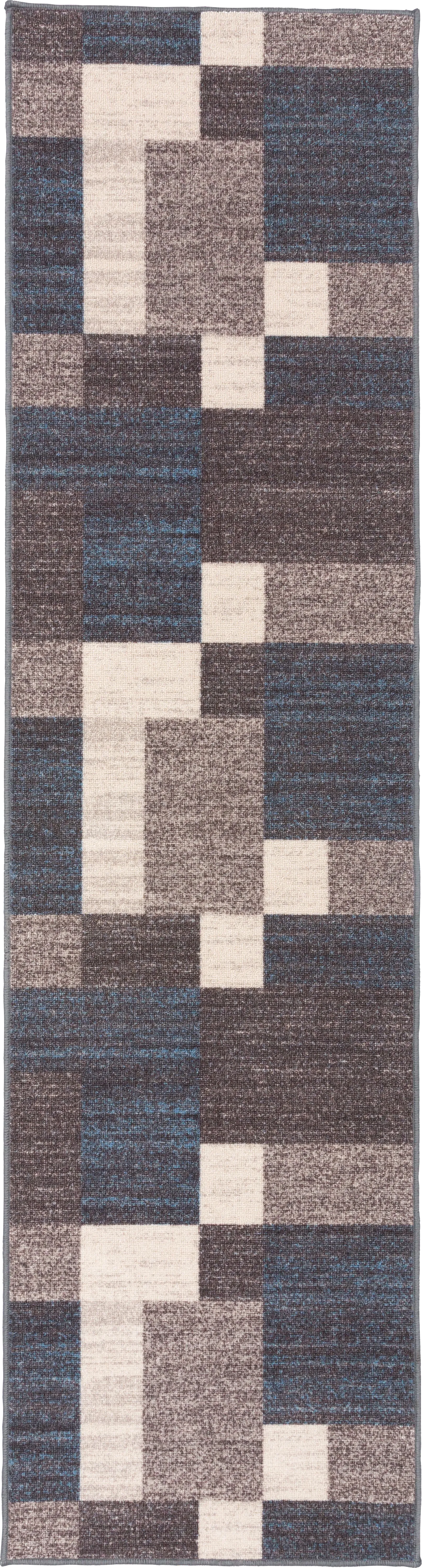 Damalis Blue 2' x 7' Runner Rug - Image 1