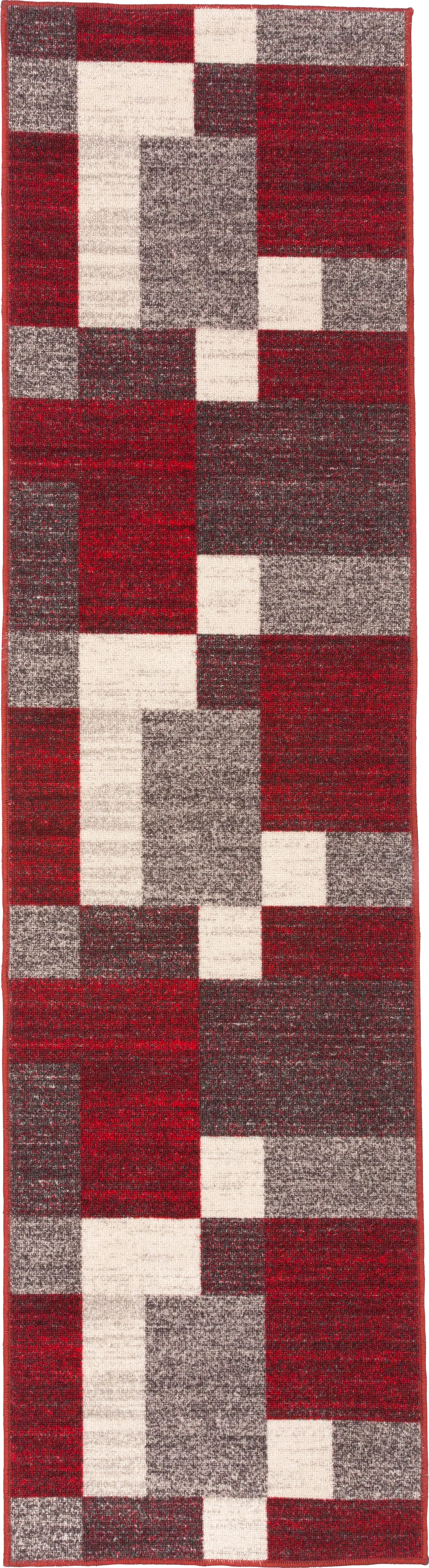 Damalis Red 2' x 7' Runner Rug - Image 1