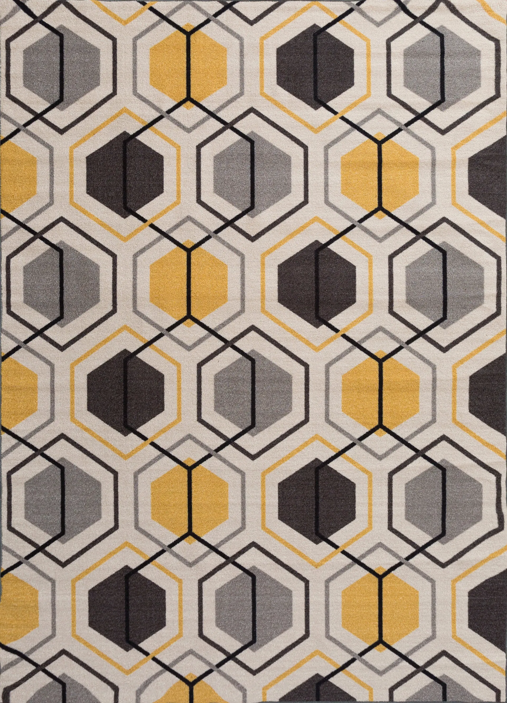 Barrlow Yellow 5'3 x 7'3 Rug - Image 1