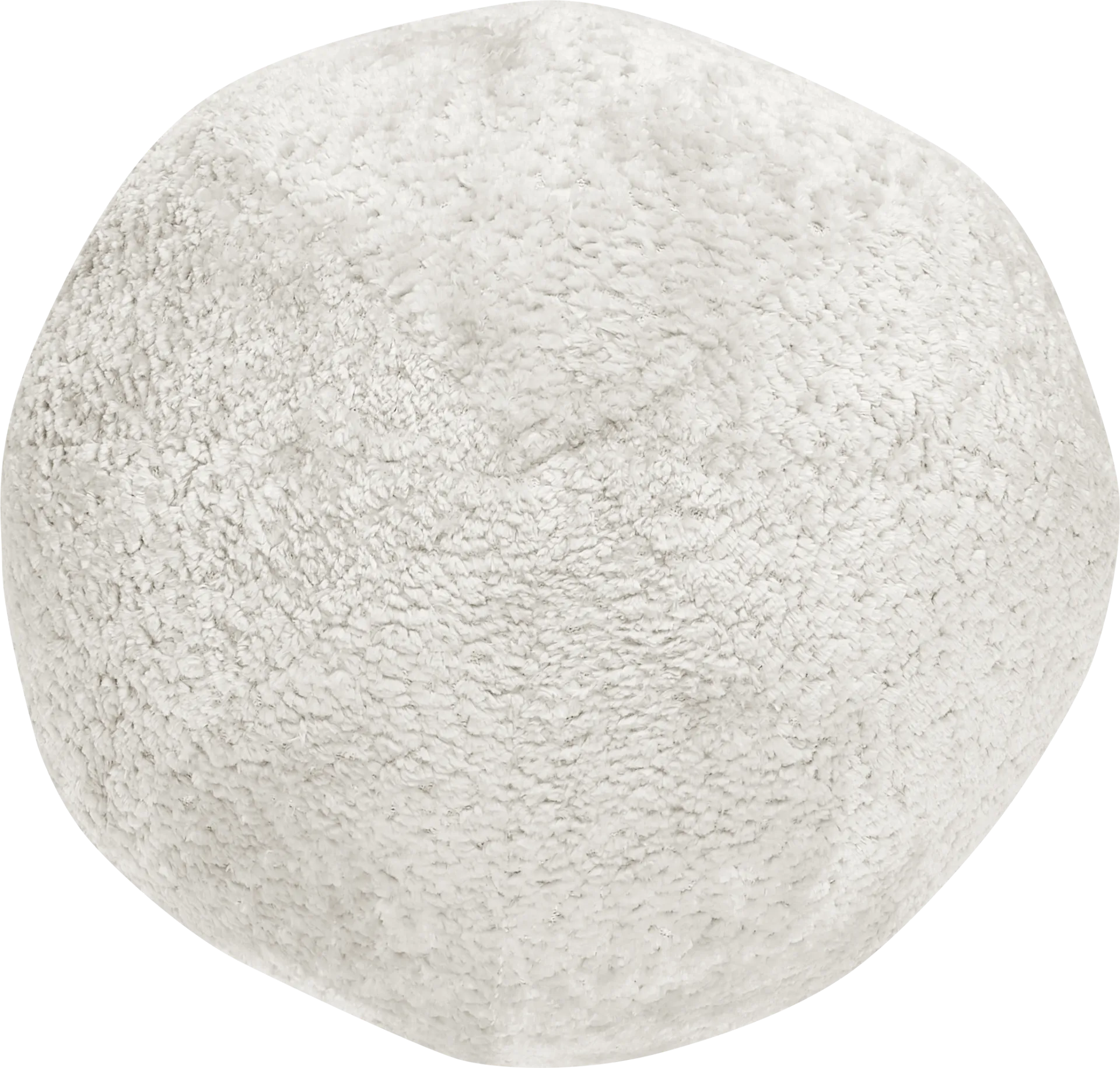 Dory Dove Gray Ball Pillow - Image 1