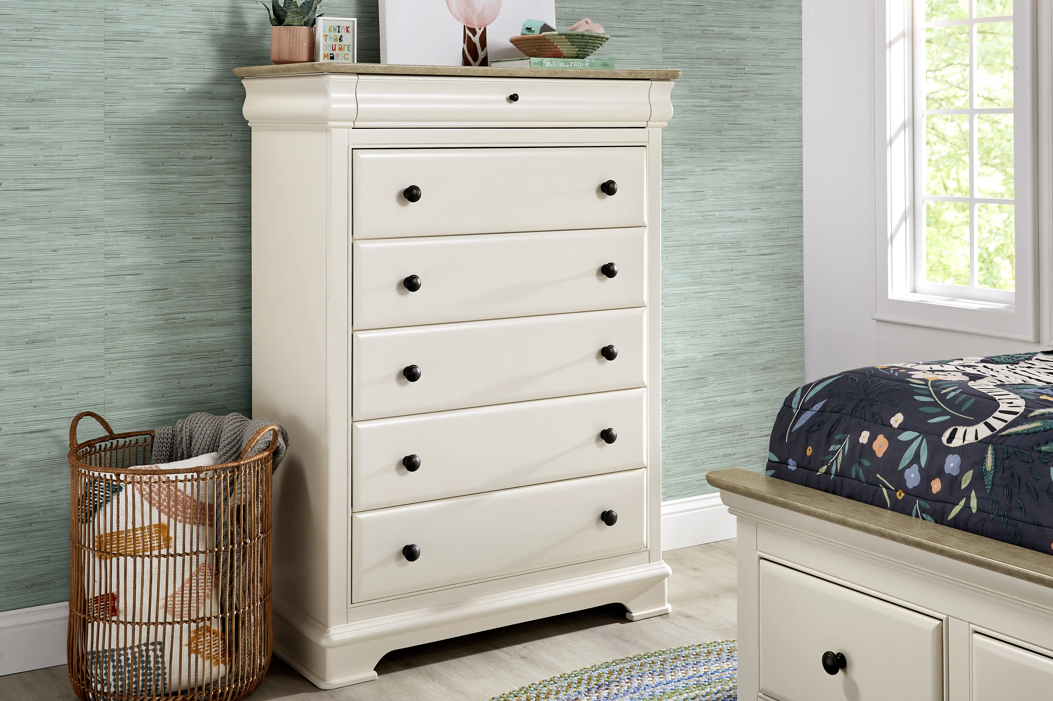 Kids Oberon Cream Chest - Thumbnail - Image 3