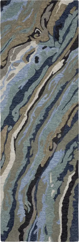 Rosegrove Blue 2'6 x 8' Rug